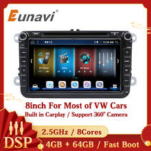 Eunavi Android 10 Car Radio Multimedia Player For VW Passat B6 B7 CC Tiguan Golf 5 6 Polo Skoda Octavia Touran Auto DVD GPS 2DIN 2024 - buy cheap