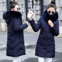 Winter Jacket Women New 2021 Winter Warm Down Jacket female Long Parkas Artificial Fur Collar Big Size 6XL Women Winter Coat 2024 - buy cheap