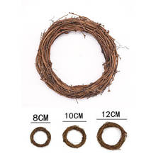 Wedding Decoration Wreath Natural Rattan Wreath Garland DIY Crafts Decor For Home Door Grand Tree Christmas Gift Party Ornament 2024 - buy cheap