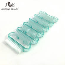 10pc Green Nail Brush For Acrylic UV Gel Nail Art Dust Clean Brush Manicure Pedicure Tool Pink Blue Purple Makeup Wash Accessory 2024 - buy cheap