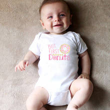 Novo bebê recém-nascido roupas de bebê carta impressão macacão bebê macacão roupas da criança infantil crianças meninos macacão roupas da menina do bebê 2024 - compre barato