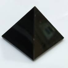 Dhxyzb 40 мм натуральный обсидиан Пирамида кварц черный кристалл образец minera Рок камень Исцеление удалить отрицательную энергию домашний декор 2024 - купить недорого