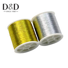 D&D Gold/Silver 109 Yards Durable Overlocking Sewing Machine Threads Polyester Cross Stitch Strong Threads for Sewing Supplies 2024 - buy cheap