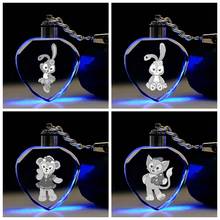 Disney Duffy Bear StellaLou Anime Figures Toy Cartoon Heart Products Accessories Customized LED Keychain Light Birthday Gifts 2024 - buy cheap