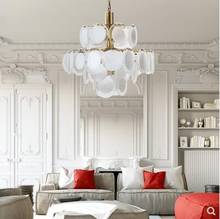 Italian Post-modern Nordic-Hong Kong Light Luxury Model American Retro Restaurant Bedroom Entrance Cloakroom Chandelier 2024 - buy cheap