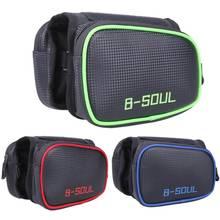 B-SOUL Waterproof Bicycle Frame Bag Bicycle Tube Frame Bag Bike Cycling Pouch Touch Screen Phone Bags Holder Bike Saddle Bags 2024 - buy cheap