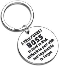 Boss Birthday Gift Keychain for Supervisor Leader Thank You Gifts Mentor Retirement Leaving from Coworker Colleague Appreciation 2024 - buy cheap