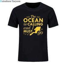 Scuba Diver-Camiseta de algodón para hombres, camisetas divertidas de manga corta con estampado de adultos, ropa de marca de buceo de verano, novedad 2024 - compra barato