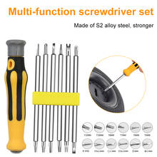 6 in 1 Set Security Tamper Proof Magnetic Screwdriver Alloy Steel Drill Bit Hex Torx Screwdriver Bits Flat Head Hand Tools 2024 - купить недорого