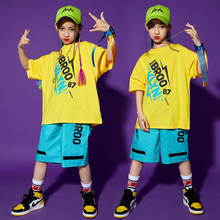 Trajes de baile modernos de Jazz para niños, traje holgado de Hip Hop, ropa de baile de salón, ropa de baile callejero, DN8464, novedad de 2021 2024 - compra barato