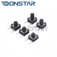 20PCS Push Button Touch micro switch black tact switch cap Tactile Tact switch Toy switch 6*6*4.3/5/6/7/8mm 6x6x4.3/5/6/7/8 2024 - buy cheap