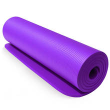 183cm esteira de fitness antiderrapante tapete de yoga 10mm alta qualidade ginásio esporte exercício tapete para yoga iniciante tapete de yoga 2024 - compre barato