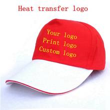 Gorra de béisbol con Logo personalizado para hombre y mujer, gorro de béisbol ajustable con estampado de Velcro, logotipo personalizado, Unisex 2024 - compra barato