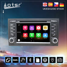 Radio con GPS para coche, reproductor Multimedia estéreo, 2DIN, DVD, para Audi A4, B8, B6, B7, S4, 8E, 8H, 8F, B9, Seat Exeo, años 2002 a 2008 2024 - compra barato