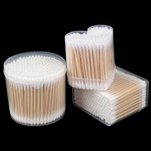 150/200/300pcs Double Head Cotton Swab Women Makeup Cotton Buds Tip For Medical Wood Sticks Nose Ears Cleaning Health Care Tools 2024 - buy cheap