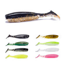 10pcs 55mm Silicone Baits Artificial Fishing Lure T Tail Soft Lure Wobblers Fishing Vivid Pike Bass Lure Fishing Tackle Sinking 2024 - buy cheap