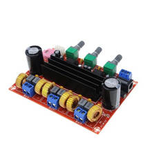 XH-M139 2.1 Channel Digital Power Amplifier Board 12V-24V Wide Voltage TPA3116D2 2X50W+100W 2024 - buy cheap