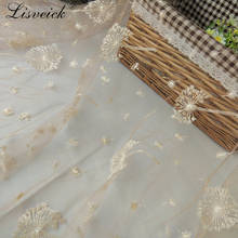 Высококачественная Тюлевая ткань с вышивкой в виде цветка, сетчатая ткань для платья-пачки юбка для свадебной вечеринки, для рукоделия, для одежды 2024 - купить недорого