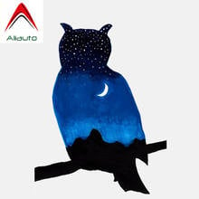 Aliauto Car Stickers Stylish Starry Sky Owl Silhouette Auto Accessories Vinyl Decal for Volvo Honda Civic Mitsubishi,16cm*12cm 2024 - buy cheap