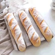 Французский хлеб форма для выпечки хлеб волна выпечки лоток 2/3 паз волны хлеб практичный торт багетная форма сковороды жаропрочные Инструменты для выпечки 2024 - купить недорого