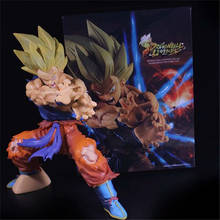 Figuras de acción de Son Goku de Dragon Ball Z, colección de acción de Kamehameha Super Saiyan, muñecos de juguete 2024 - compra barato