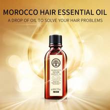 60ml Moroccan Pure Argan Oil Hair Essential Oil Multi-functional Hair & Scalp Treatments Hair Care For Dry Hair Types 2024 - buy cheap