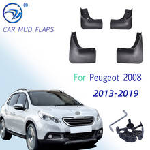 Guardabarros de coche, accesorios para Peugeot 2008, 2013, 2014, 2015, 2016, 2017 2024 - compra barato