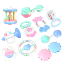 Newborn Baby Teether Rattles Mobiles Plastic Hand Shaking Bell Toy Early Educational Baby Toys 0-12 Months Gifts 2024 - buy cheap
