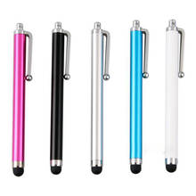 Bolígrafo De Metal con Clip para tableta, lápiz Stylus con pantalla táctil para Tablet, PC, iPhone, iPad, 5 unidades, 10 unidades 2024 - compra barato