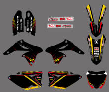 0123 New TEAM  GRAPHICS & BACKGROUNDS DECALS STICKERS Kits  for SUZUKI RMZ250 2010 2011 2012 2013 2014 2024 - buy cheap