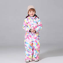 Roupa de esqui e snowboard infantil, jaqueta quente à prova d'água para meninas, roupa de esqui e snowboard 2024 - compre barato