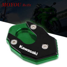 Soporte lateral para ensanchador de pie, accesorio para KAWASAKI ZX10R, ZX-10R, Z1000, Z1000SX, ER-6N, ER, 6N, 6F, NINJA650R, CNC 2024 - compra barato