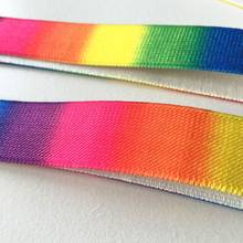 Cinturón de tirantes ajustable con estampado de arcoíris para hombre y mujer, cinturón de tirantes con personalidad a la moda, Unisex 2024 - compra barato