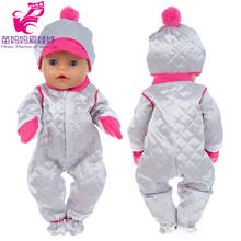 43cm baby Doll winter snow skiing clothes set 38cm Nenuco Ropa y su Hermanita toy doll rompers clothes 2024 - buy cheap