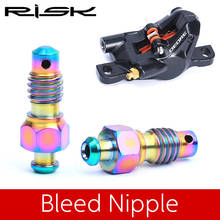 Parafusos de escape de freio de bicicleta risk 2, m6 * 11mm, clipe de freio a disco hidráulico para mountain bike 2024 - compre barato