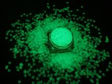 Glow in the Dark STAR Glitter 5G Bag Off-White under Light | Green in the Dark | Nail Art | Resin Jewelry | Tumbler | Halloween 2024 - buy cheap