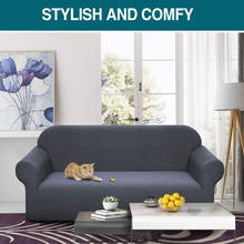 Capa de sofá de canto de cor sólida à prova dwaterproof água capa de sofá de canto slipcover durável poltrona capa de casa decoração 1/ 2/ 3/ 4-seater 2024 - compre barato