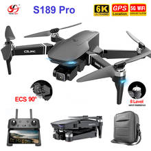 S189 drone dobrável sem escova, controle remoto, 25 minutos 2km, 6k, câmera ultra hd, 5g, wi-fi, fpv, 8, brinquedo quadricóptero, resistência ao vento 2024 - compre barato