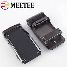 Meetee-hebilla de Metal para cinturón de 34-35mm para hombre, hebilla automática para cinturón, 1 BD407LY36-21589 2024 - compra barato