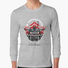 Ghost Of Tsushima . Long Sleeve T Shirt 100% Pure Cotton Big Size Ghost Of Tsushima Ghost Tsushima Jin Sakai Stealth Sword 2024 - buy cheap