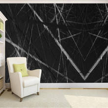 Milofi custom 3D wallpaper mural Nordic black texture line sketch living room bedroom background wall paper mural 2024 - buy cheap