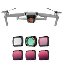 Sunnylife-filtro de lente para drone, filtros ajustáveis para dji mavic air 2, acessório para câmera 2024 - compre barato