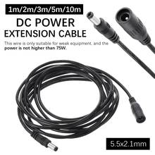 12V DC Power Cord 5.5*2.1mm Male Female Power Adapter Extension Cable 1/2/3/5/10m CCTV Camera Extend Wire For Home Appliance 2024 - buy cheap