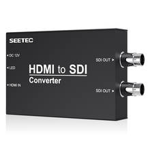 1080P HD Разрешение HDMI в SDI конвертер адаптер 2 SDI из подходит F970 батарея для монитора камеры 2024 - купить недорого