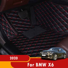 Custom Car Floor Mats For BMW X6 2020 Auto Styling Waterproof Decoration Leather Carpets Car Interior Accessories Foot Pads Rug 2024 - buy cheap