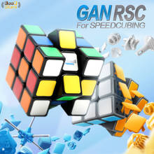 Магический куб 3x3 GAN RSC, профессиональная игрушка для соревнований для детей, развивающие игрушки-клипсы 3x3x3 2024 - купить недорого