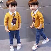 Boys Sweatershirt Autumn Winter Brand Sweater Coat Jacket For Toddle Baby Boy Sweater 2 3 4 5 6 7 Year boys Clothes 2024 - buy cheap