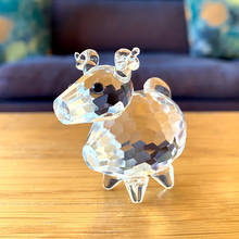 Crystal Sheep Figurine Miniatures Handmade Glass Craft Animal Paperweight for House Ornaments Home Decor Kid Gift Christmas 2024 - buy cheap