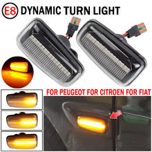 2pcs Led Dynamic Turn Signal Side Marker Light Sequential Blinker Lamp For Citroen Berlingo Jumpy Saxo Xantia Break XM Coupe ZX 2024 - buy cheap