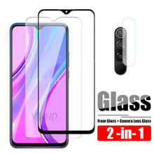 for Xiaomi Redmi 9 Glass Screan Protector On Redmi Note 9 Pro Max 9S Safety Tempered Glass Protection Film Note9 9Pro 2 in 1 HD 2024 - buy cheap